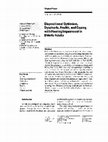 Research paper thumbnail of Dispositional optimism, dysphoria, health, and coping with hearing impairments in elderly adults