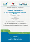 Research paper thumbnail of Business Sustainability: Is the Learning Organization one Step Ahead?