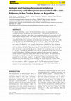 Research paper thumbnail of Isotopic and thermochronologic evidence of extremely cold lithosphere associated with a slab flattening in the Central Andes of Argentina