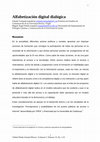 Research paper thumbnail of Alfabetización digital dialógica