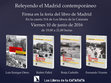 Research paper thumbnail of Releyendo el Madrid contemporáneo  en la feria del libro de Madrid