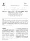 Research paper thumbnail of Development of an EORTC disease-specific quality of life questionnaire for use in patients with liver metastases from colorectal cancer