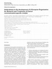 Research paper thumbnail of Initial phases in the development of a European Organisation for Research and Treatment of Cancer communication-specific module