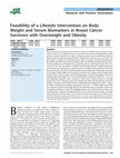 Research paper thumbnail of Feasibility of a lifestyle intervention on body weight and serum biomarkers in breast cancer survivors with overweight and obesity