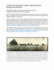 Research paper thumbnail of Vetter and Hummel Family North Dakota Homestead Photos -- Submitted by Dale Vetter, compiled and edited by Dr. Eric J. Schmaltz