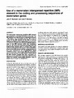 Research paper thumbnail of Use of a mammalian interspersed repetitive (MIR) element in the coding and processing sequences of mammalian genes