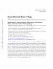 Research paper thumbnail of Mass-deformed brane tilings