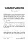 Research paper thumbnail of Los inicios en prensa de Franciso Umbral: las colaboraciones en "La Estafeta Literaria"