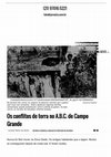 Research paper thumbnail of Os conflitos de terra no A.B.C. de Campo Grande