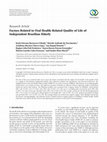 Research paper thumbnail of Factors Related to Oral Health-Related Quality of Life of Independent Brazilian Elderly