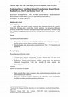 Research paper thumbnail of Pembuatan Sistem Klasifikasi Khasiat Formula Jamu dengan Metode Random Forest, KKNN dan Decision Tree C 5.0