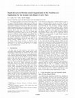 Research paper thumbnail of Rapid decrease in Martian crustal magnetization in the Noachian era: implications for the climate and the interior of early Mars