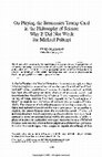 Research paper thumbnail of On Playing the Economics Trump Card in the Philosophy of Science: Why It Did Not Work for Michael Polanyi