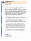 Research paper thumbnail of Adherence to Antipsychotics Among Latinos and Asians With Schizophrenia and Limited English Proficiency