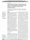 Research paper thumbnail of STI/HIV test result disclosure between female sex workers and their primary, non-commercial male partners in two Mexico-US border cities: a prospective study