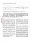 Research paper thumbnail of Assessment of Genetic Diversity among the Elite Maize (Zea mays L.) Genotypes Adapted to North-Western Himalayan Region of India using Microsatellite Markers