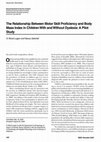 Research paper thumbnail of COMPARING CHILDREN WITH AND WITHOUT DYSLEXIA ON THE MOVEMENT ASSESSMENT BATTERY FOR CHILDREN AND THE TEST OF GROSS MOTOR …