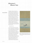 Research paper thumbnail of 'Chinnen’s Mount Fuji', in: Andon (2009), no. 86, pp. 54-61