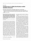 Research paper thumbnail of Oxidative burst in alfalfa-Sinorhizobium meliloti symbiotic interaction