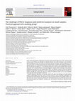 Research paper thumbnail of The challenge of NSCLC diagnosis and predictive analysis on small samples. Practical approach of a working group