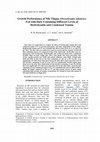 Research paper thumbnail of Growth Performance of Nile Tilapia (Oreochromis niloticus) Fed with Diets Containing Different Levels of Hydrolysable and Condensed Tannin