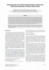 Research paper thumbnail of Oestrogenicity and chemical target analysis of water from small-sized industries in Pretoria, South Africa