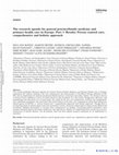 Research paper thumbnail of The research agenda for general practice/family medicine and primary health care in Europe. Part 3. Results: Person centred care, comprehensive and holistic approach