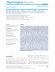 Research paper thumbnail of Airway obstruction, dynamic hyperinflation, and breathing pattern during incremental exercise in COPD patients