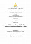 Research paper thumbnail of Des Wisigoths aux Omeyyades (672-852). Monnaies et circulation monétaire dans le Nord d'al-Andalus (résumés)