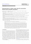 Research paper thumbnail of Characterization of chaotic maps using the permutation Bandt-Pompe probability distribution