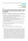 Research paper thumbnail of Prevalence and Determinants of Mucous Membrane Irritations in a Community Near a Cement Factory in Zambia: A Cross Sectional Study