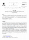 Research paper thumbnail of An adaptive chaos synchronization scheme applied to secure communication