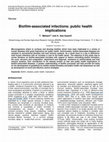 Research paper thumbnail of Biofilm-associated infections: public health implications