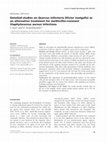 Research paper thumbnail of Detailed studies on Quercus infectoria Olivier (nutgalls) as an alternative treatment for methicillin-resistant Staphylococcus aureus infections