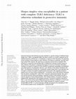 Research paper thumbnail of Herpes simplex virus encephalitis in a patient with complete TLR3 deficiency: TLR3 is otherwise redundant in protective immunity