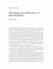 Research paper thumbnail of The Dangerous Ambivalence of John Steinbeck