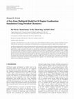 Research paper thumbnail of A Two-Zone Multigrid Model for SI Engine Combustion Simulation Using Detailed Chemistry