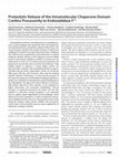 Research paper thumbnail of Proteolytic Release of the Intramolecular Chaperone Domain Confers Processivity to Endosialidase F