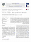 Research paper thumbnail of Experimental determination and computational interpretation of biophysical properties of lipid bilayers enriched by cholesteryl hemisuccinate