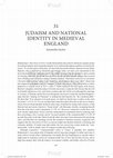 Research paper thumbnail of "Judaism and National Identity in Medieval English Literature." The Routledge Companion to Literature and Religion. Ed. Mark Knight (London: Routledge, 2016), 367–78.