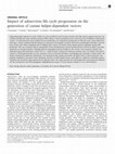 Research paper thumbnail of Impact of adenovirus life cycle progression on the generation of canine helper-dependent vectors