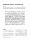 Research paper thumbnail of Phylogeographic patterns in Drosophila montana: PHYLOGEOGRAPHY OF DROSOPHILA MONTANA