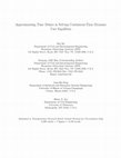 Research paper thumbnail of Submission to the DTA2012 Special Issue: Approximating Time Delays in Solving Continuous-Time Dynamic User Equilibria