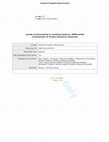 Research paper thumbnail of Levels of Processing in Working Memory: Differential Involvement of Fronto-temporal Networks