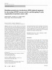 Research paper thumbnail of Disodium pentaborate decahydrate (DPD) induced apoptosis by decreasing hTERT enzyme activity and disrupting F-actin organization of prostate cancer cells