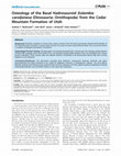 Research paper thumbnail of Osteology of the Basal Hadrosauroid Eolambia caroljonesa (Dinosauria: Ornithopoda) from the Cedar Mountain Formation of Utah