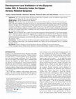 Research paper thumbnail of Development and validation of the Dyspnea Index (DI): a severity index for upper airway-related dyspnea