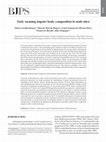 Research paper thumbnail of Early weaning impairs body composition in male mice