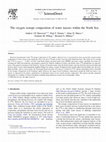 Research paper thumbnail of The oxygen isotope composition of water masses within the North Sea