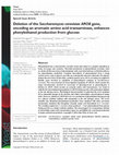 Research paper thumbnail of Deletion of the Saccharomyces cerevisiae ARO8 gene, encoding an aromatic amino acid transaminase, enhances phenylethanol production from glucose